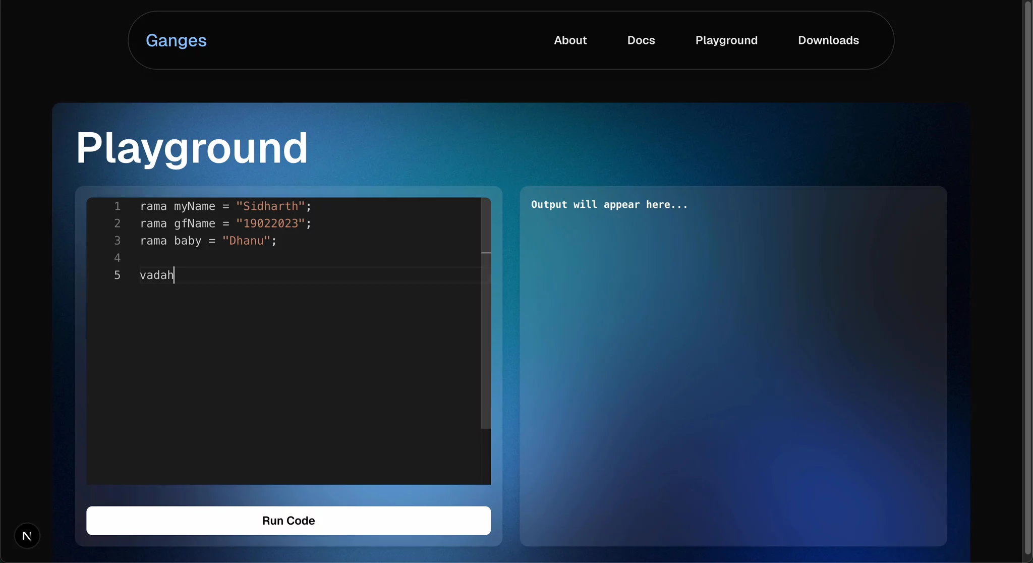 Ganges - A Programming Language based on Sanskrit image 1