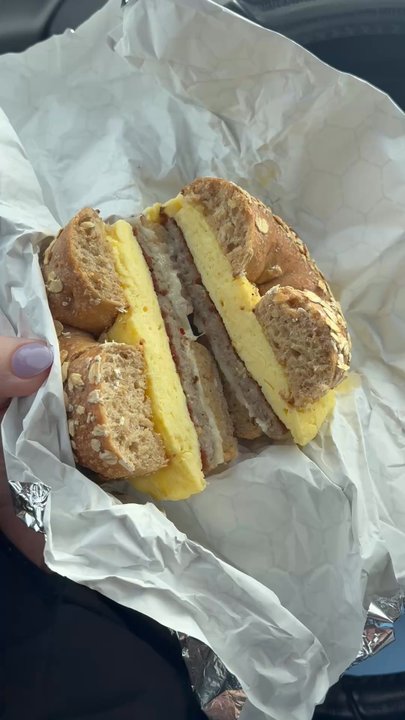 Bagelicious - The Sausage Bagelicious - Bagels Near Me - Liverpool, New York