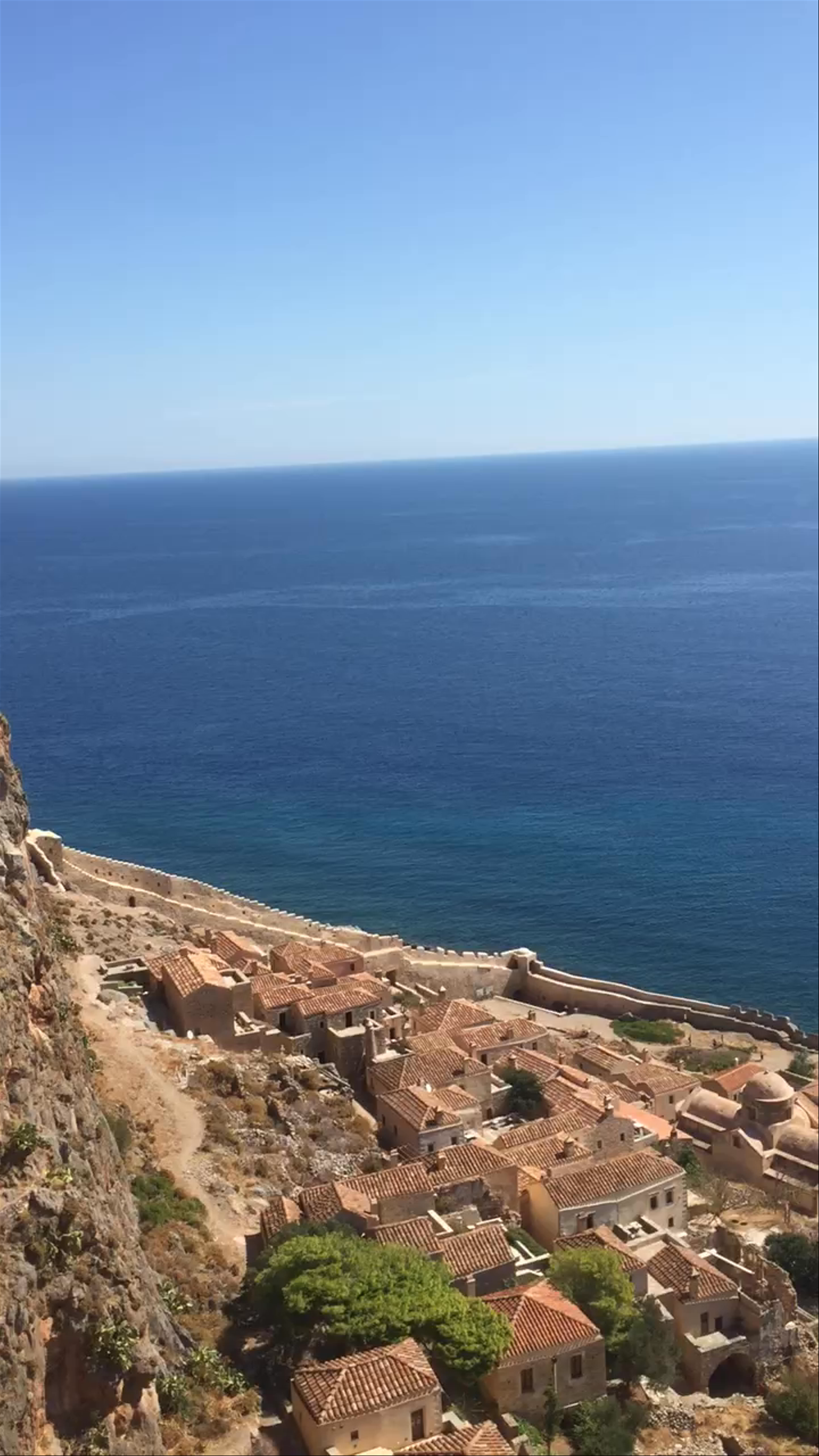 Monemvasia castle