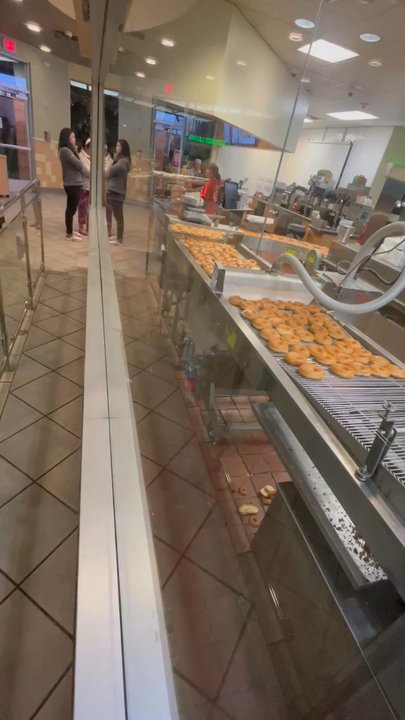 Krispy Kreme - Production in action - Donuts Near Me - Ontario, California