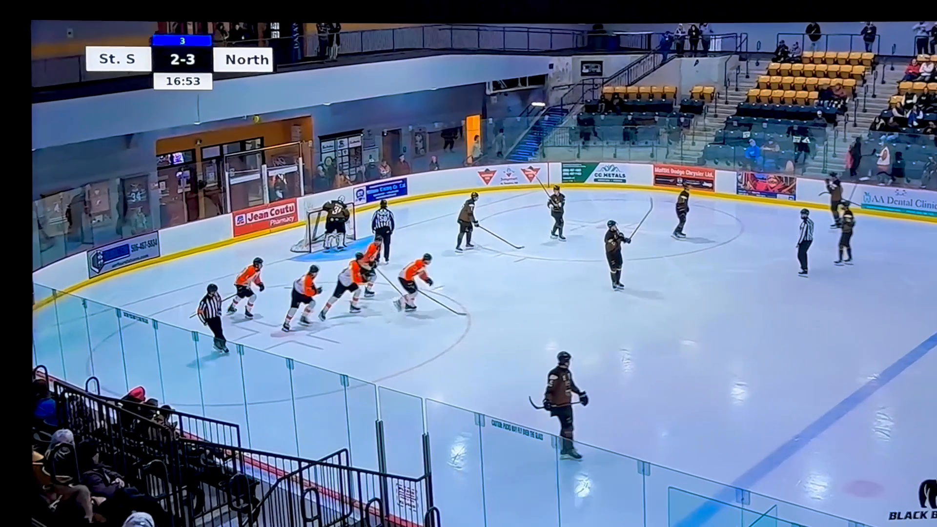 Simon Ward with his 2nd Goal of the Night vs. St. Stephen Moose