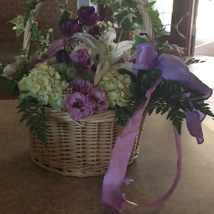 FloraDec Sales - New born baby girl floral basket - Art Supplies Near Me - Honolulu, Hawaii