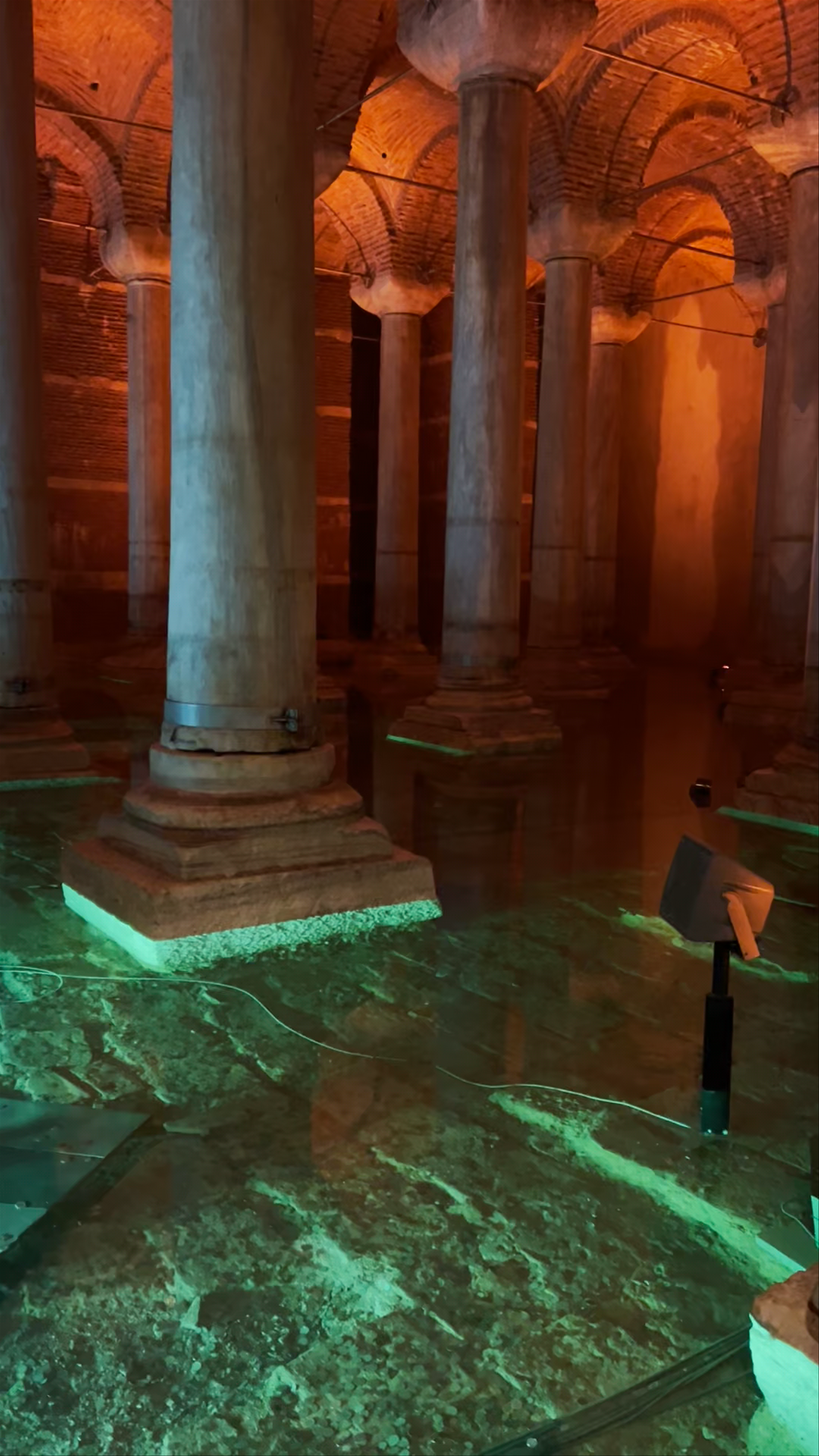 Mystical Basilica Cistern in Alemdar, Istanbul