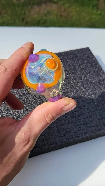 Preview pic of Large fumed spoon, star gazer, titan, lava