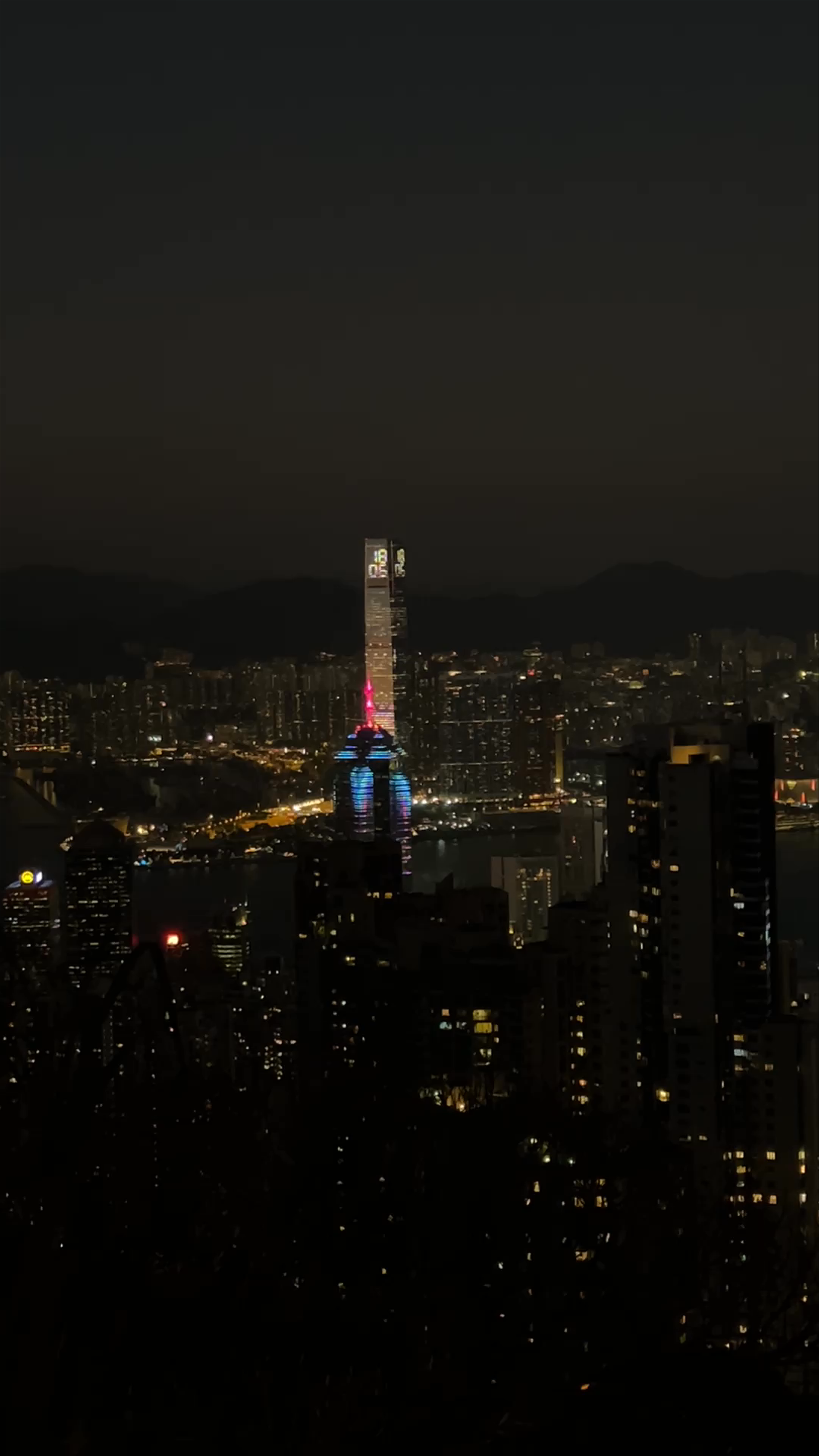 Victoria Peak Nightscape: Stunning Skyline Views of Hong Kong