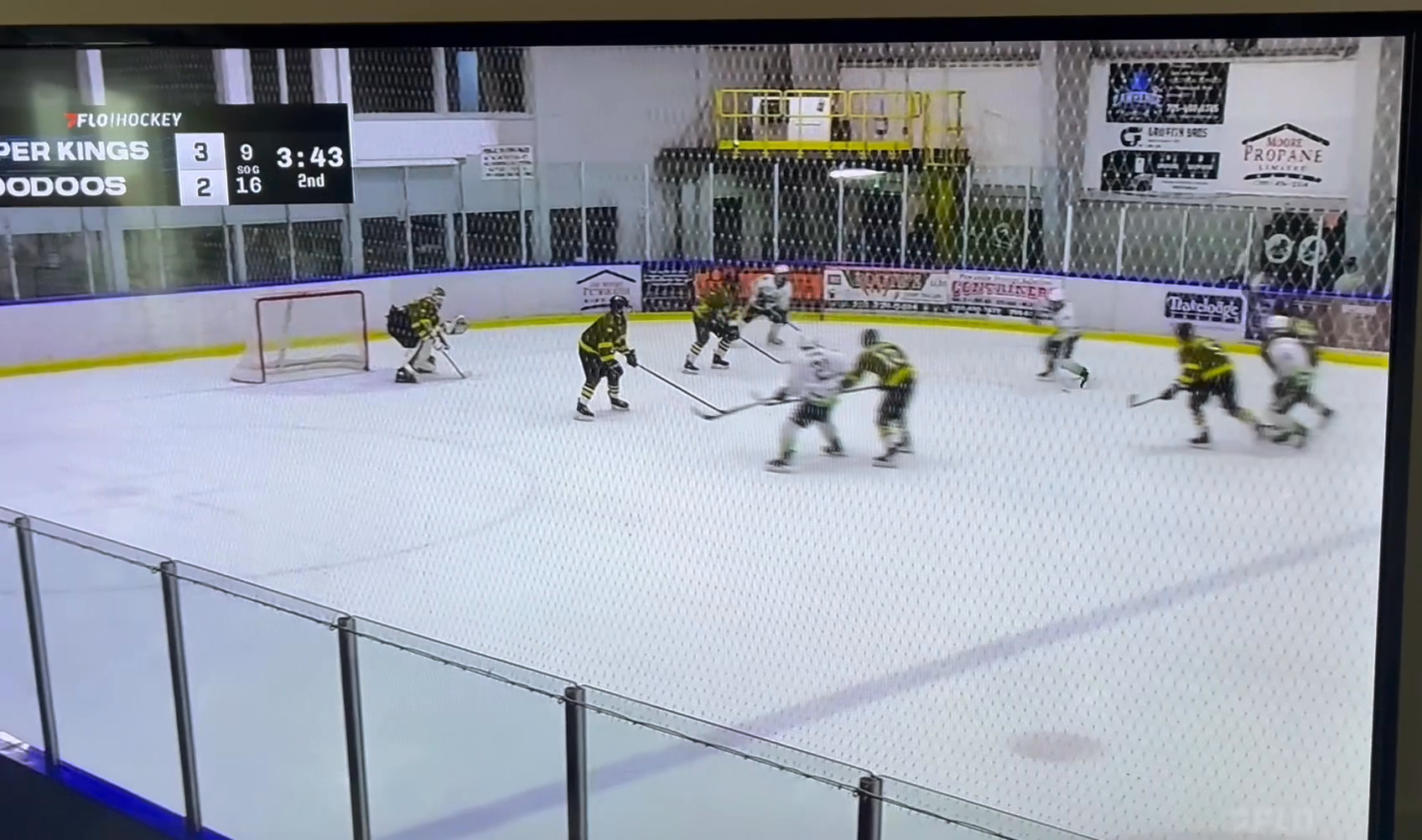 Sam Piette's Stunning Five Hole Goal vs. Voodoos | Espanola Paper Kings