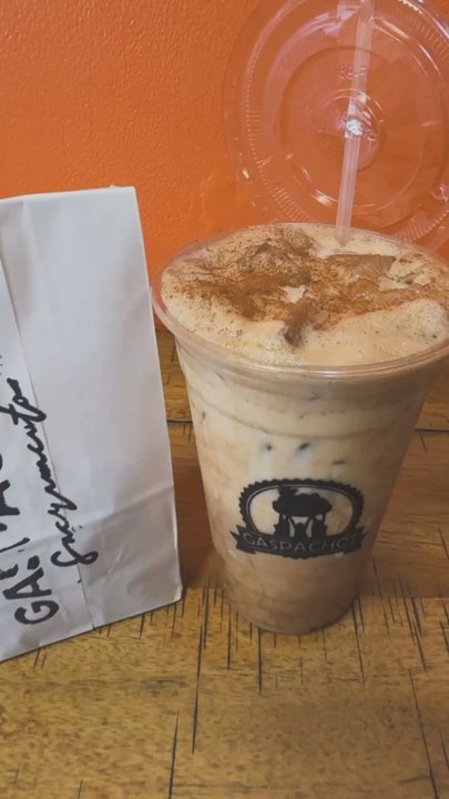 Gaspachos - Horchata Latte & Banana Muffin. - Mexican Near Me - Sacramento, California