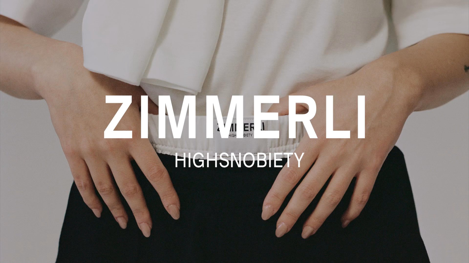 Zimmerli x Highsnobiety