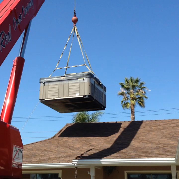 Big Red Crane Company - It was even a windy day and they were amazing!! - Crane Services Near Me - Carpinteria, California