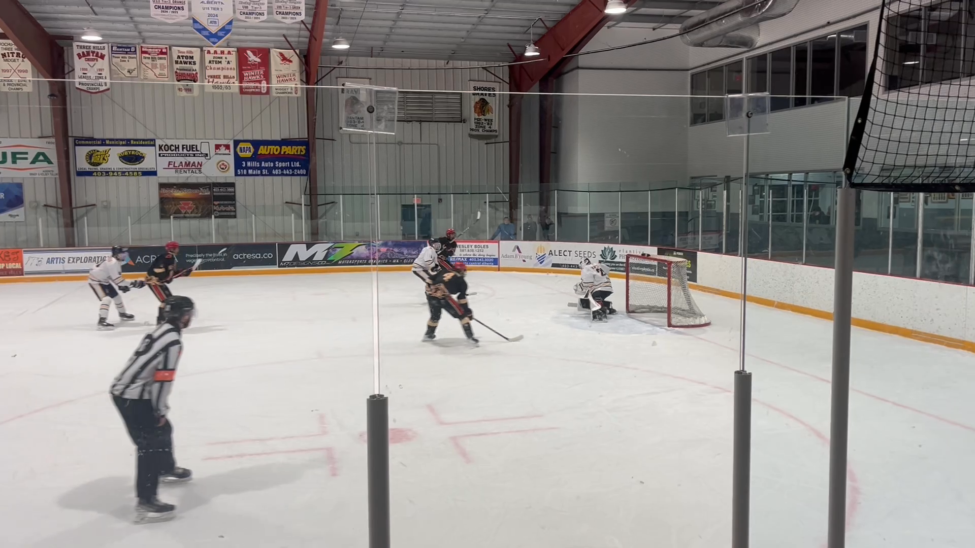 Kai Brady's Hat Trick Highlights | Bow Valley Yeti U18