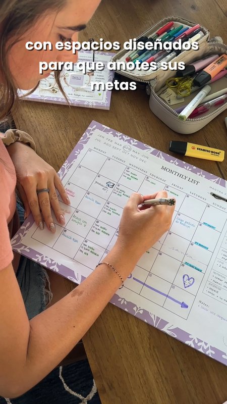 Tu mes, pero más bonito: organiza y sueña en grande