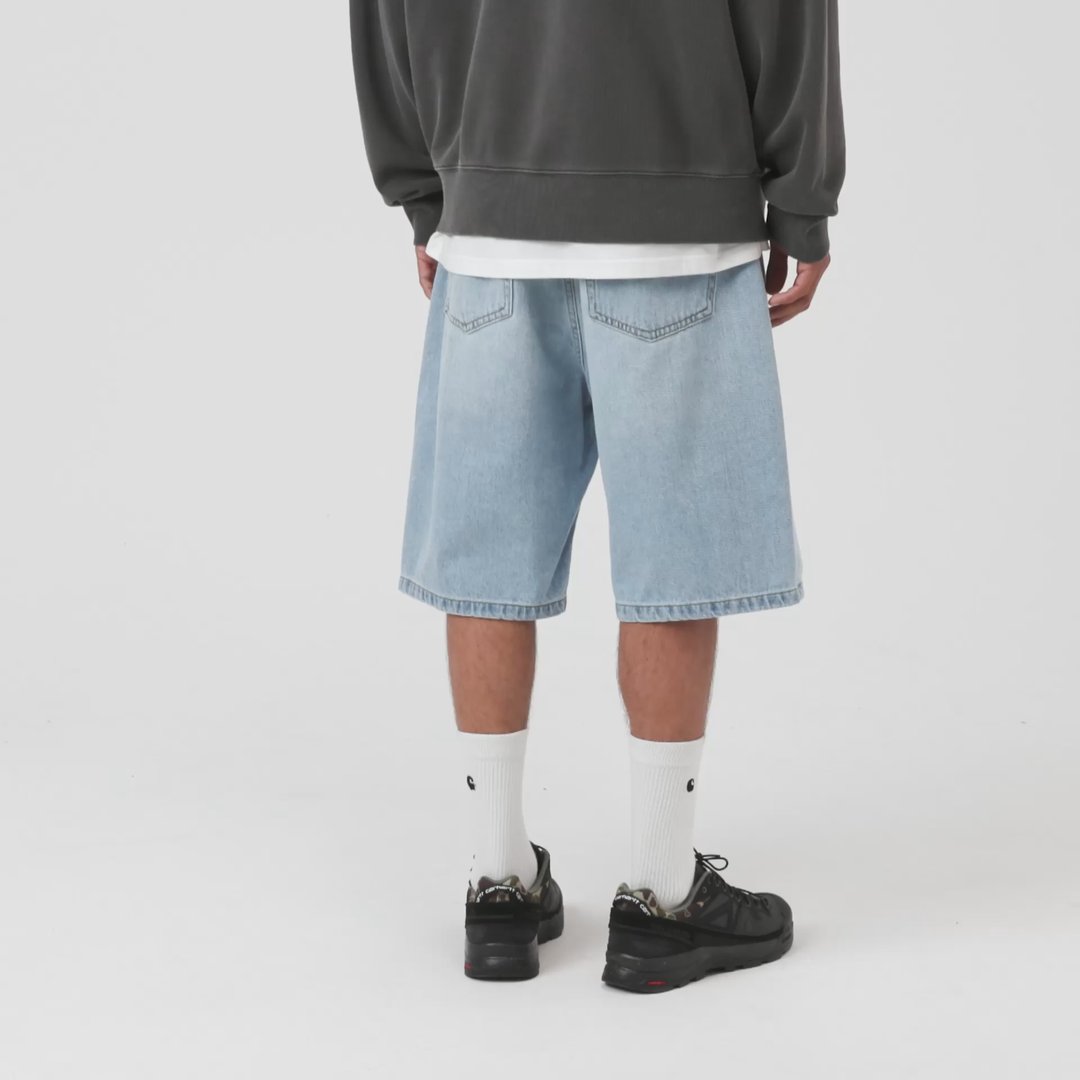 Video of model wearing a pair of Carhartt WIP Landon Shorts