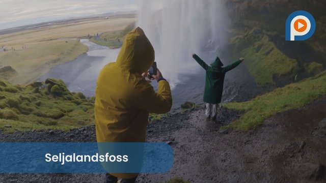 Seljalandsfoss waterfall: Stepping behind the 60-meter curtain of the South Coast