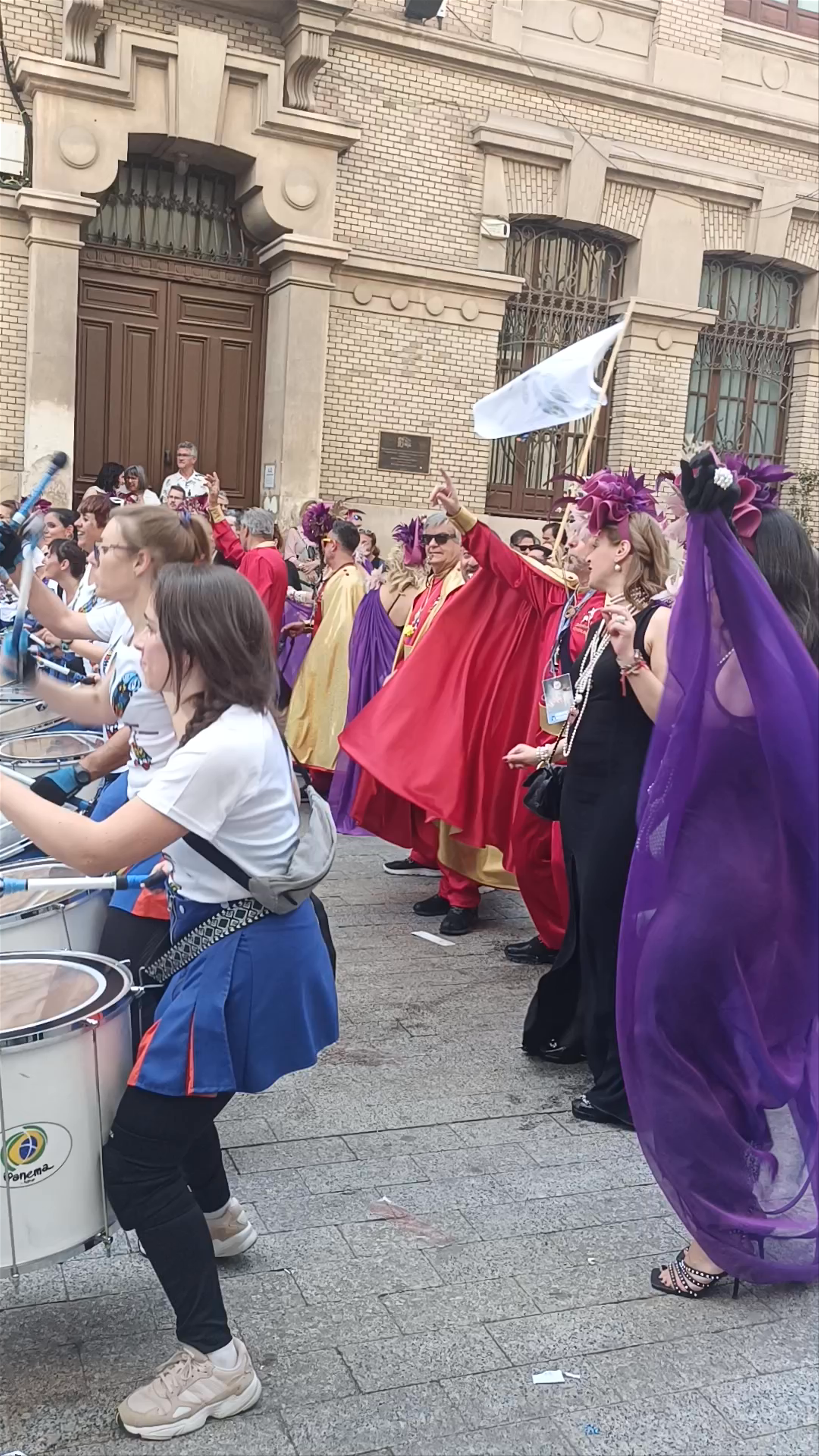 Murcia Festival Street Drumming and Colorful Parade