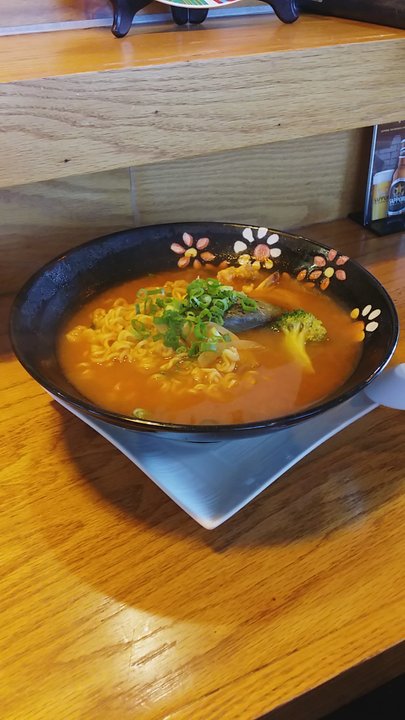 Sushi Zone - My nice and hot Spicy Seafood Ramen! - Sushi Bars Near Me - Livermore, California