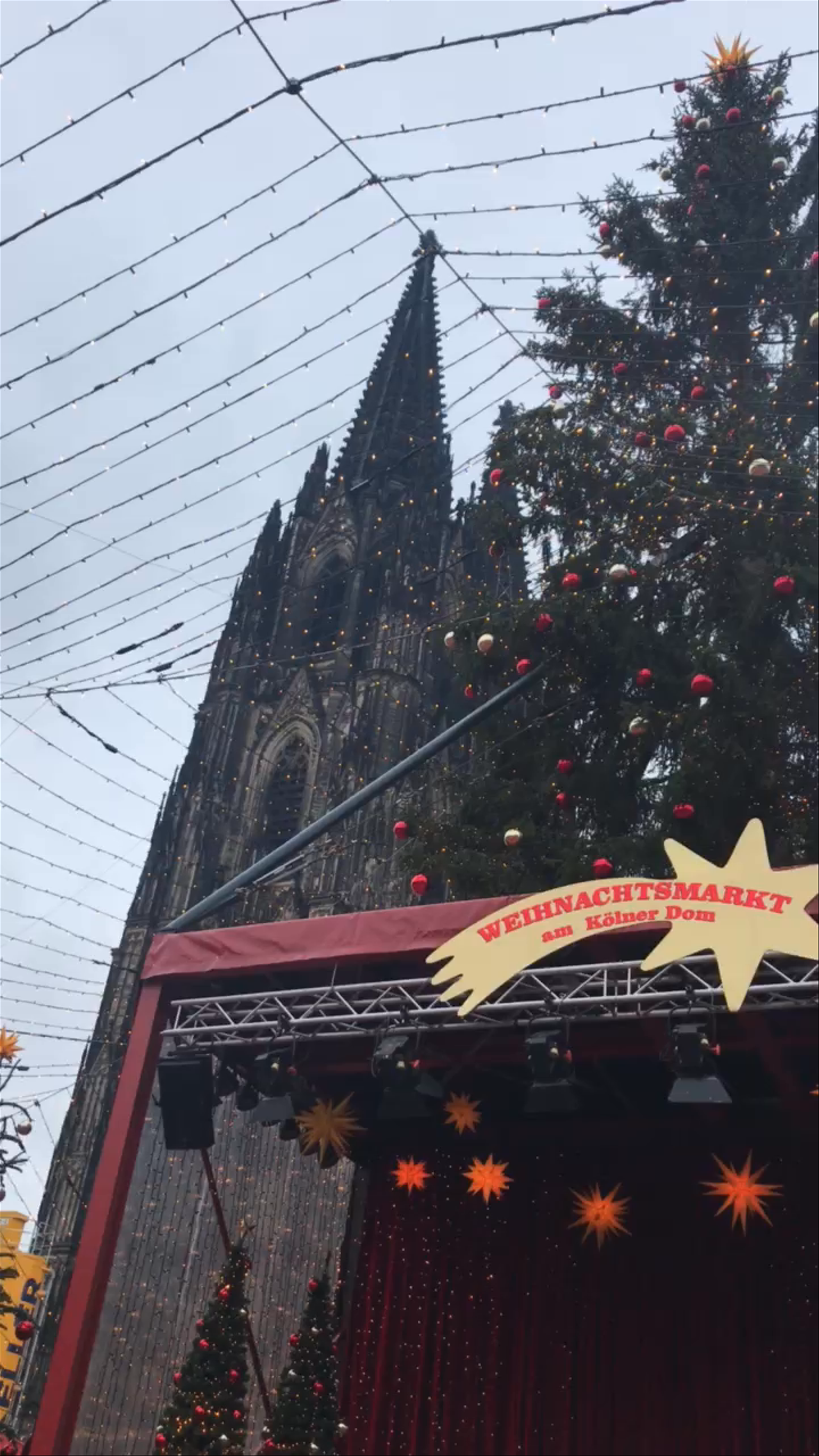 Cologne Christmas Market at Dom Cathedral