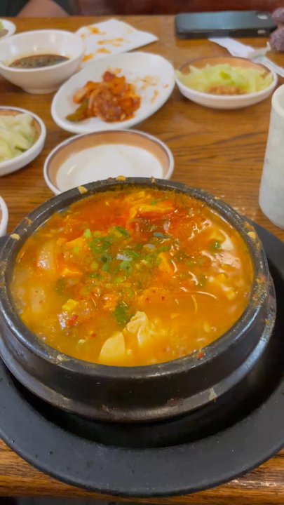 Dake Sushi - M2. Soft Tofu Stew sizzling - Japanese Near Me - Old Bethpage, New York