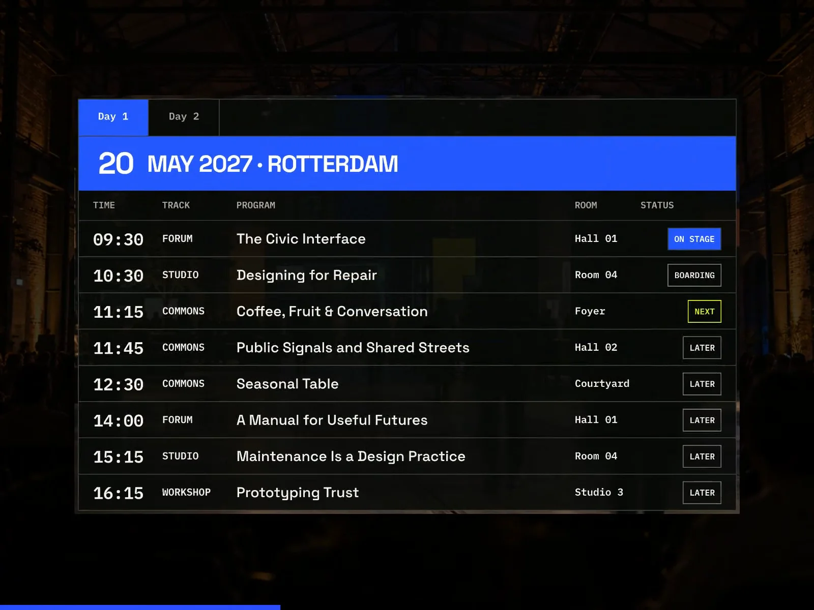 AGENDA