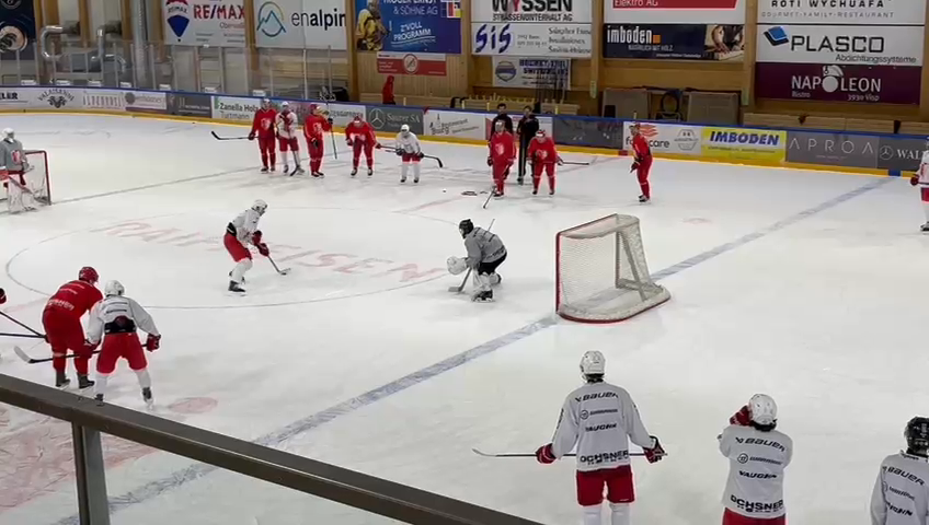 Jamiro Lorenz: Training Highlights with EHC Visp Swiss League