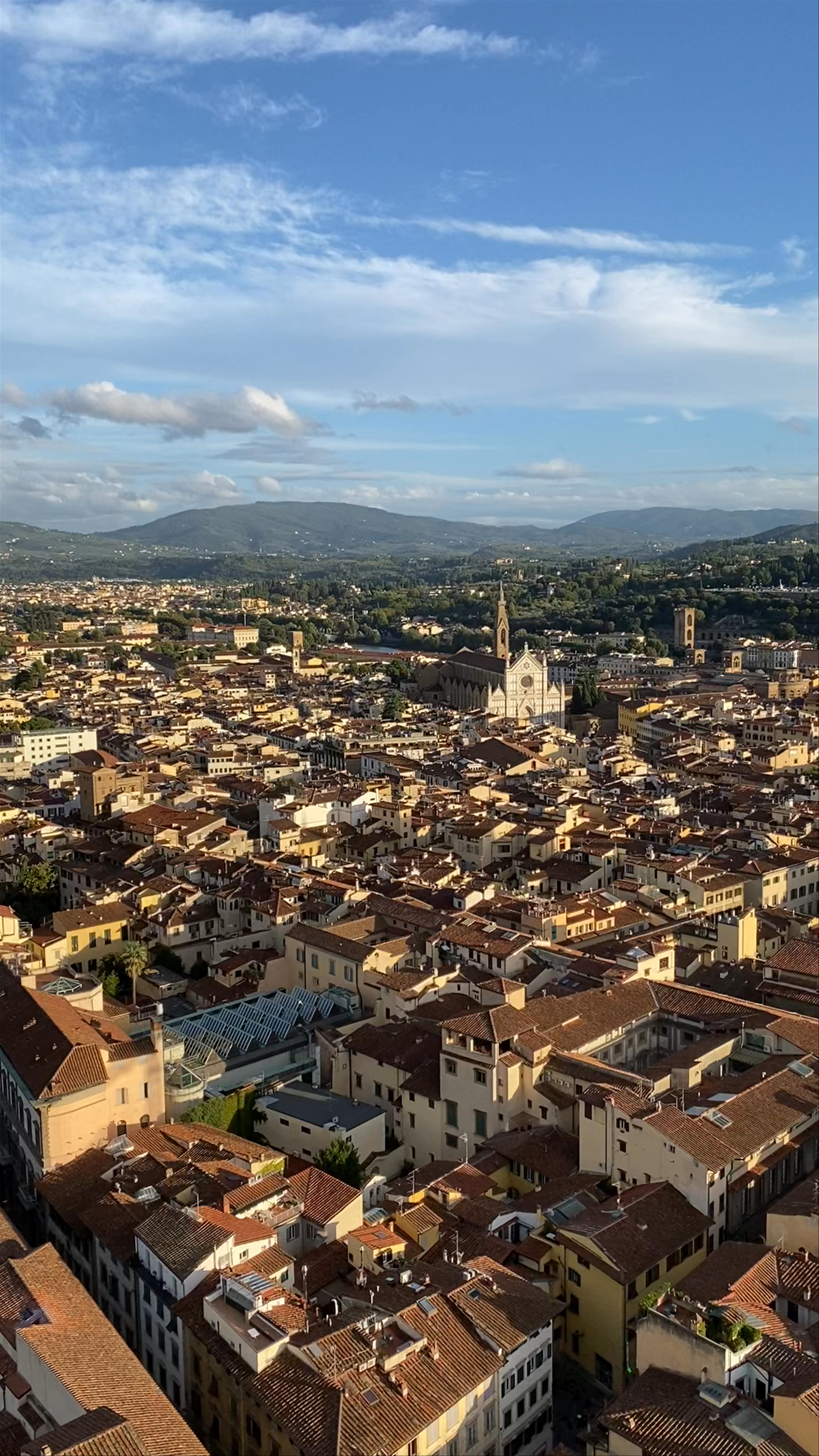 Sunlit Panorama of Florence from Duomo Rooftop