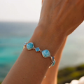 Larimar Blue stone bracelet