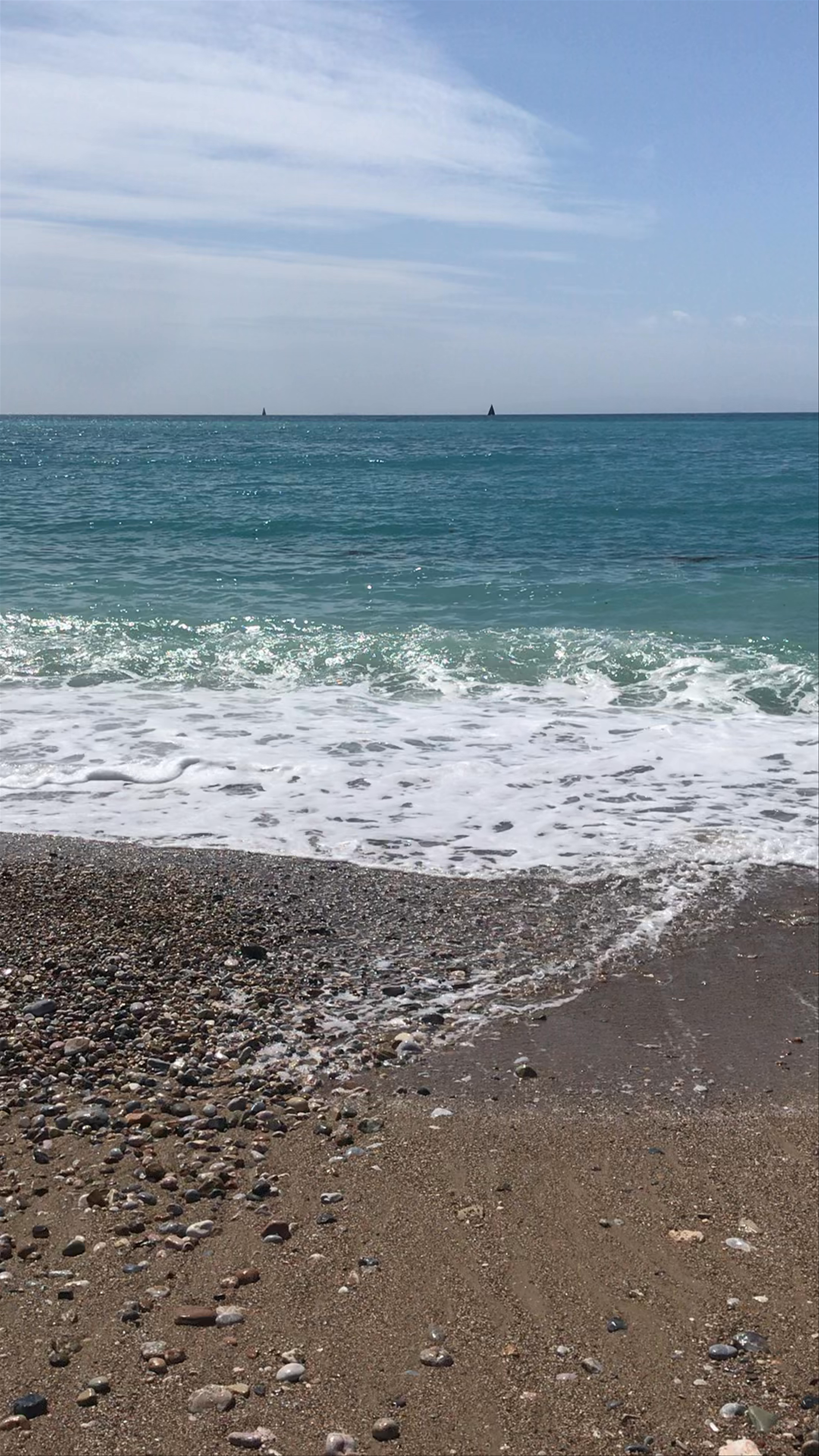 Peaceful Shores of Glyfada Beach, Greece