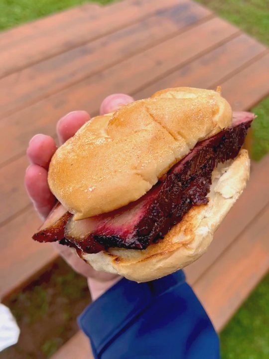 Royster's BBQ Company - Brisket sandwich, you can get any bbq meat on a sandwich - Barbeque Near Me - Cheshire, Connecticut