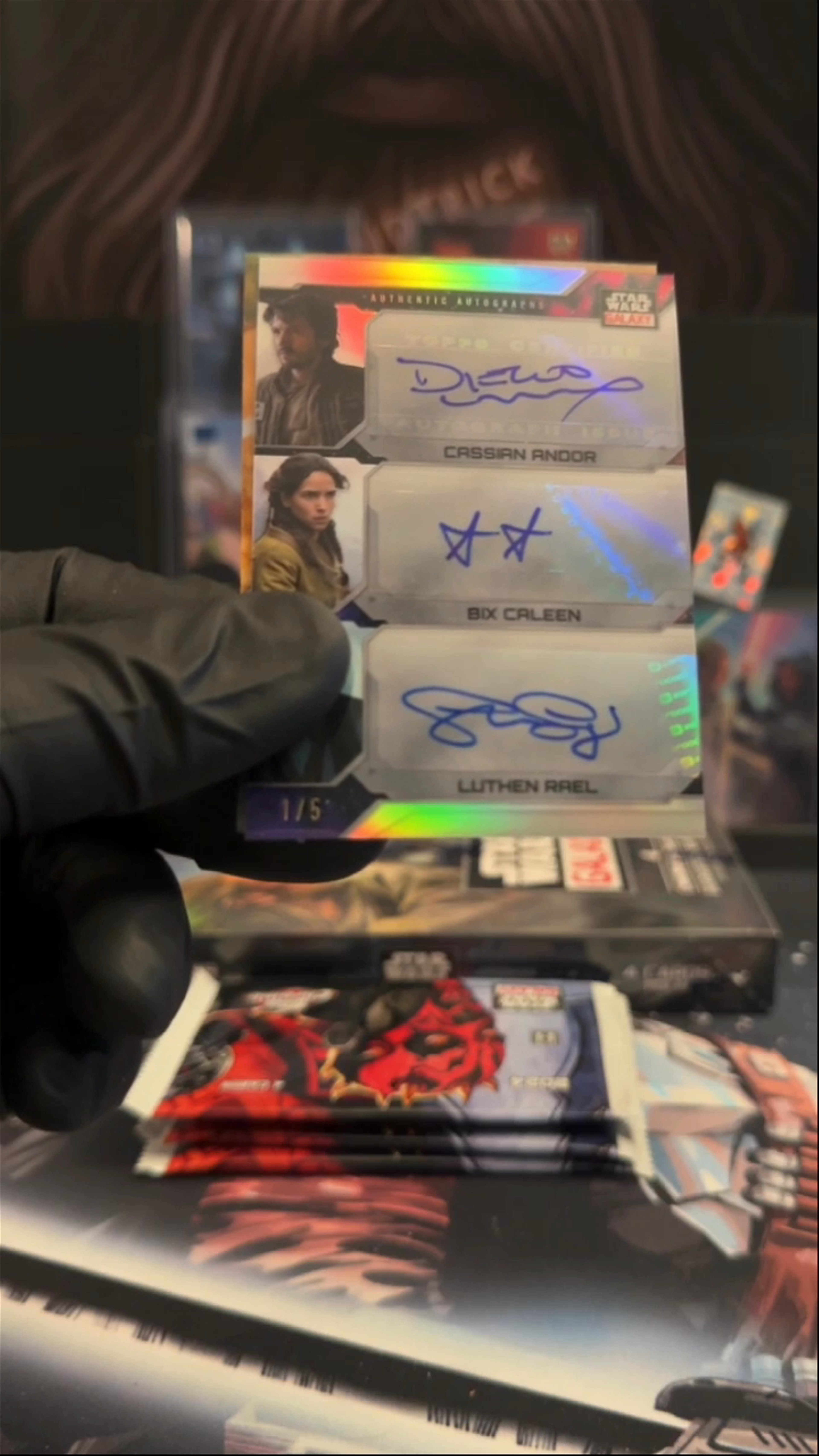 Massive Triple Auto out of 24 Star Wars Galaxy