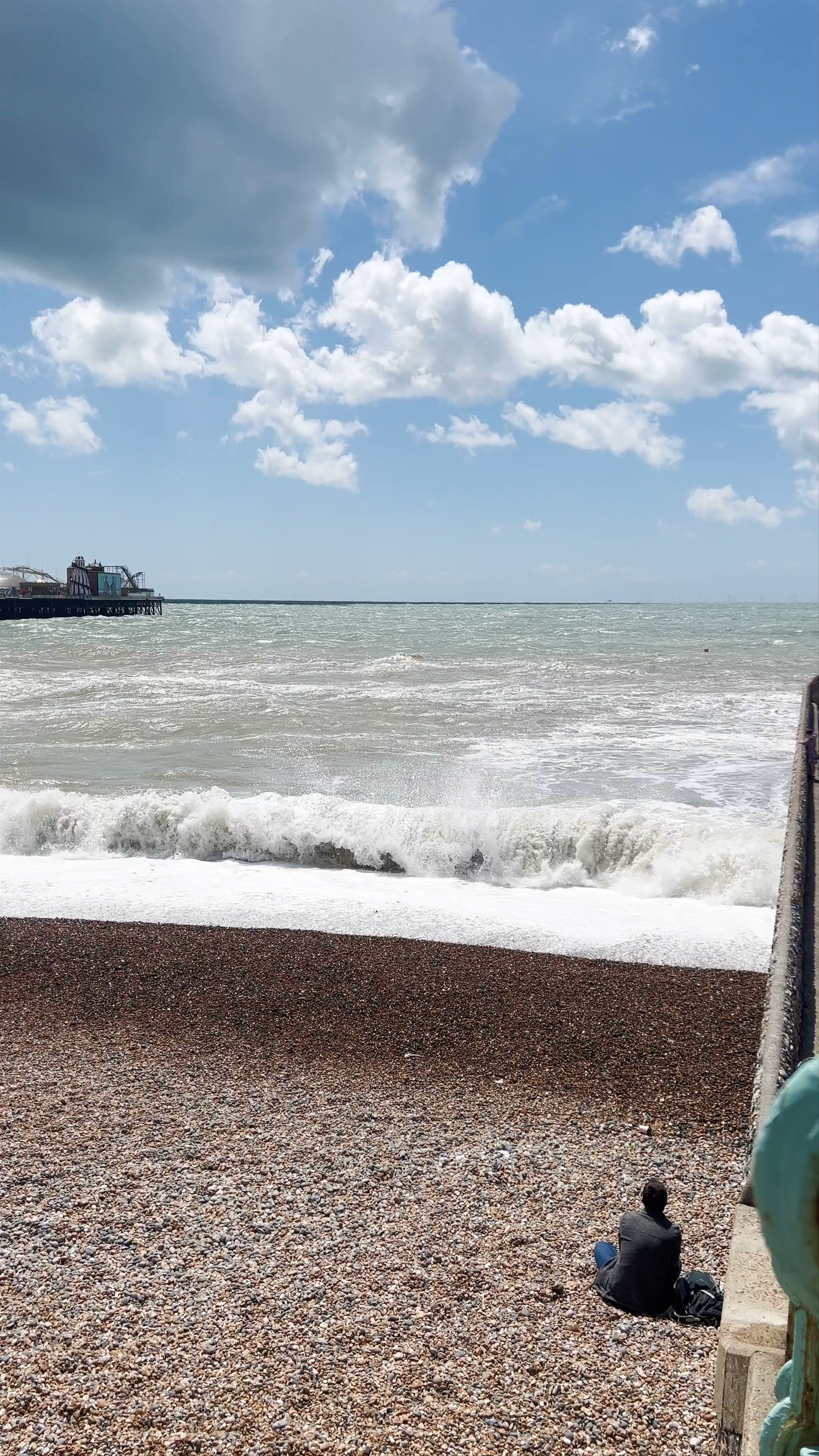 Brighton Seafront Relaxation and Coastal Views in England, UK