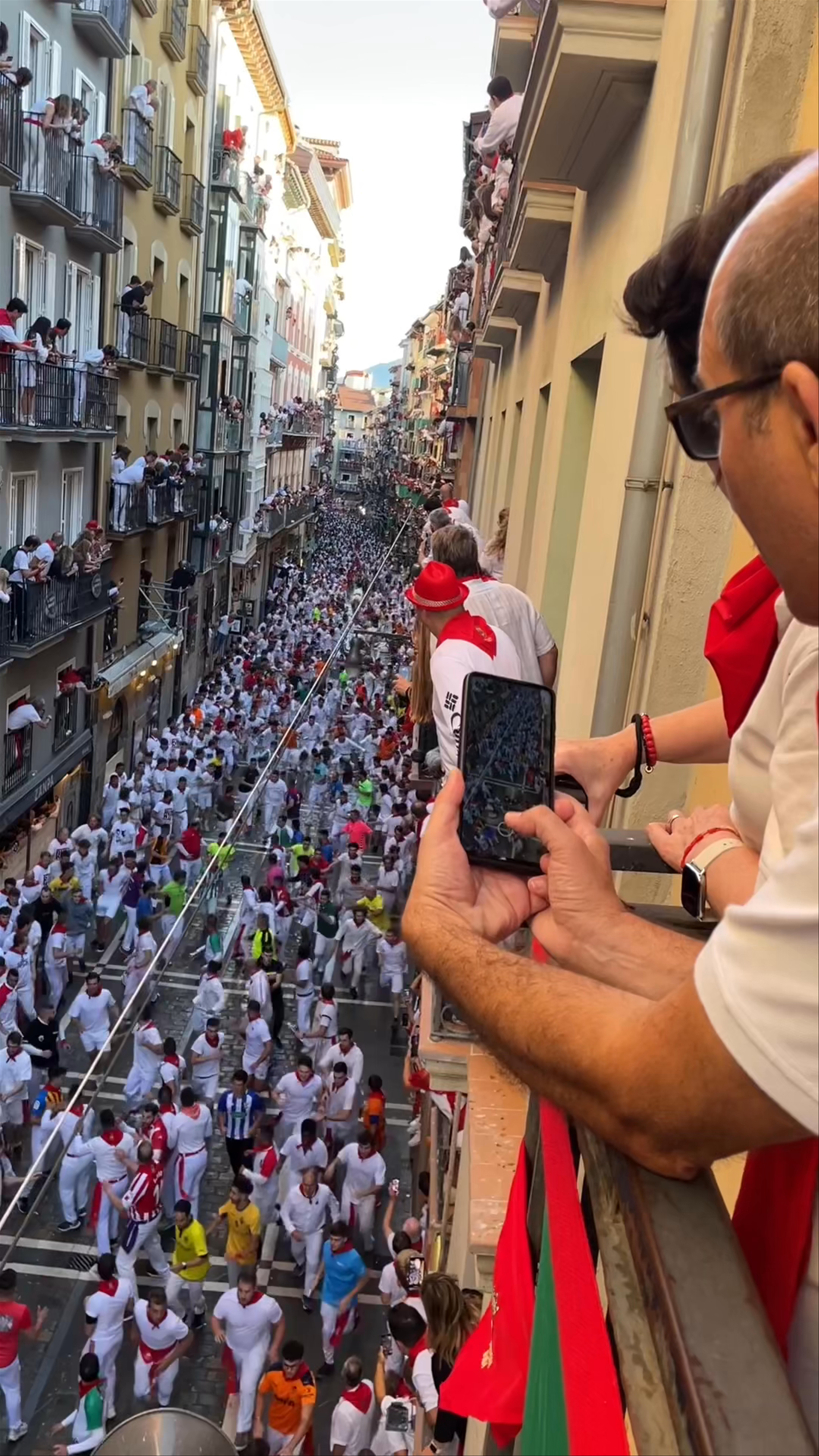 "CURVA DE ESTAFETA" Encierro de San Fermín