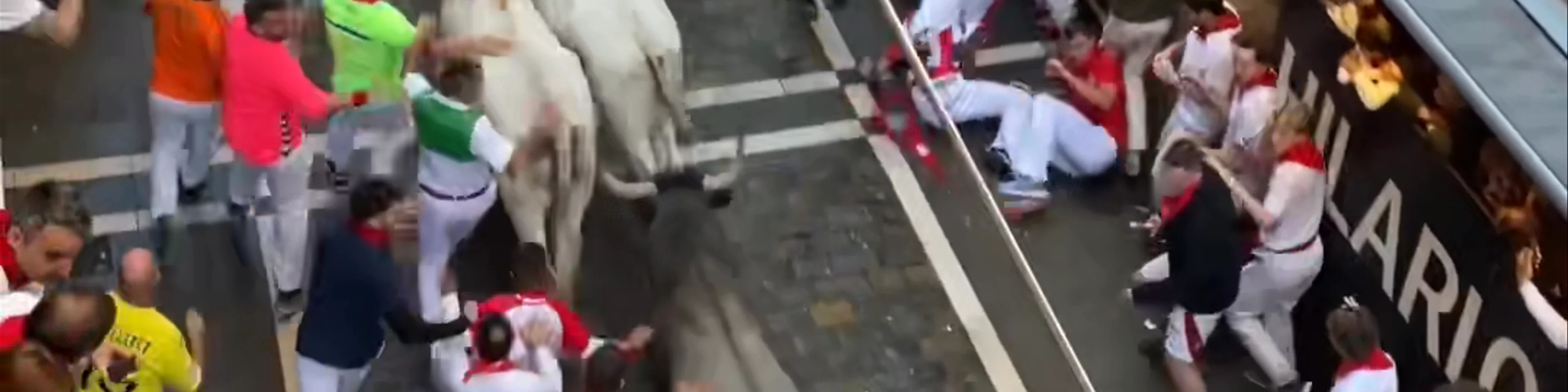 "CURVA DE ESTAFETA" Encierro de San Fermín