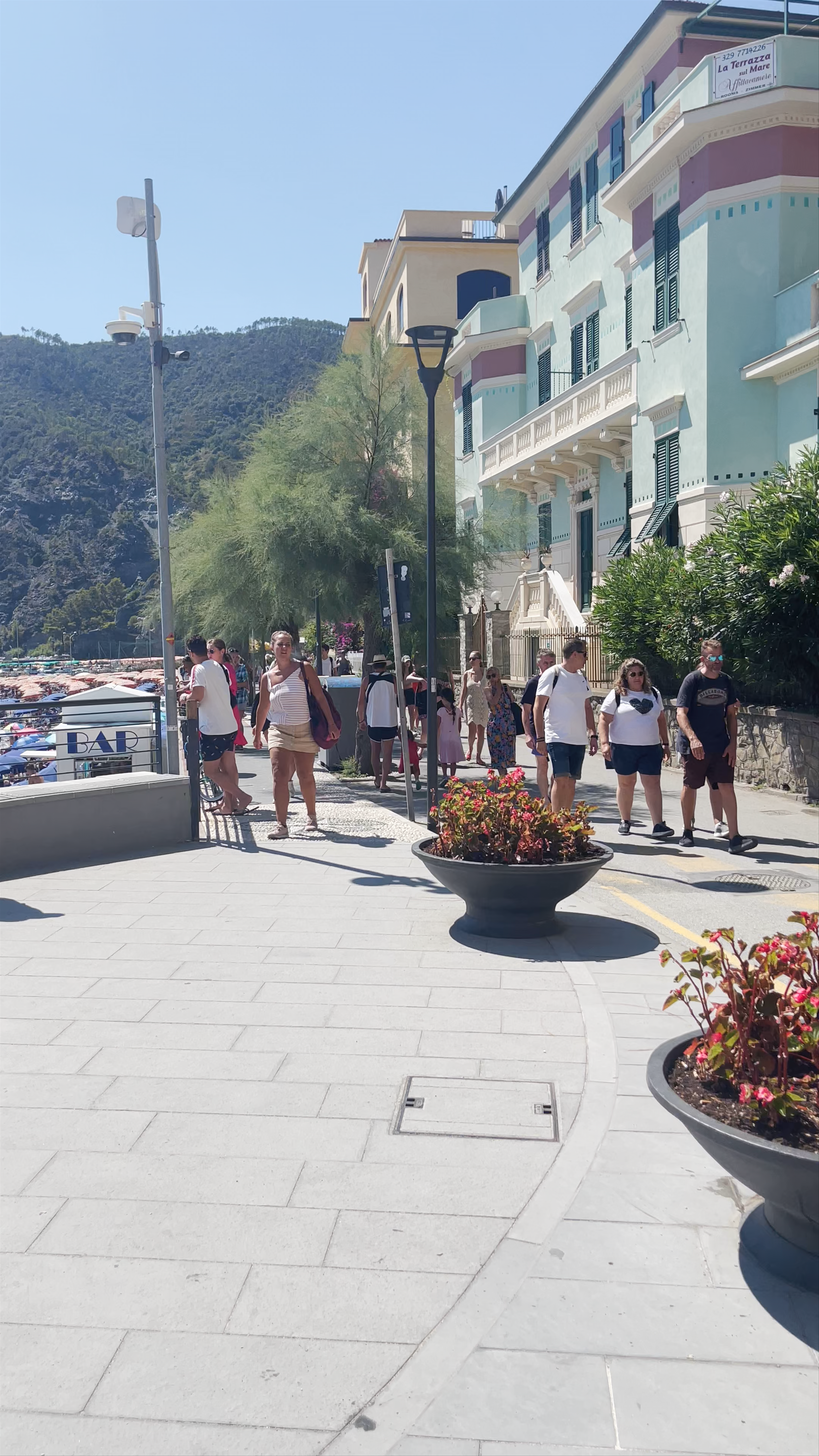 Monterosso al Mare Beach Stroll: Sun-Kissed Coastal Vibes in Liguria, Italy