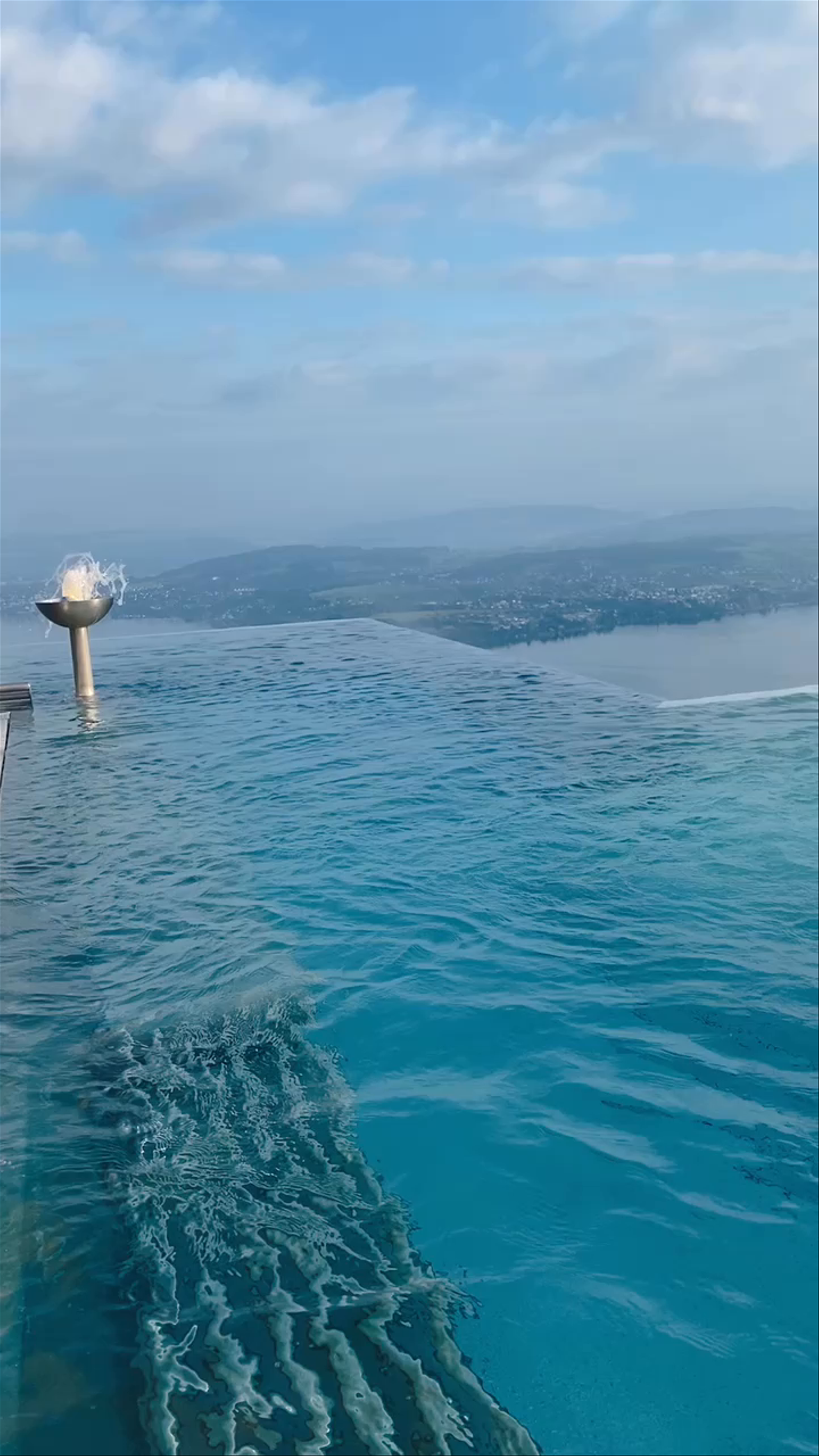 Bürgenstock Resort Infinity Pool Overlooking Lake Lucerne