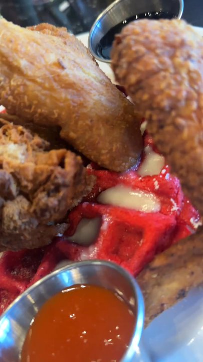 Don's Restaurant - Chicken and red velvet waffles - Lounges Near Me - Charlotte, North Carolina