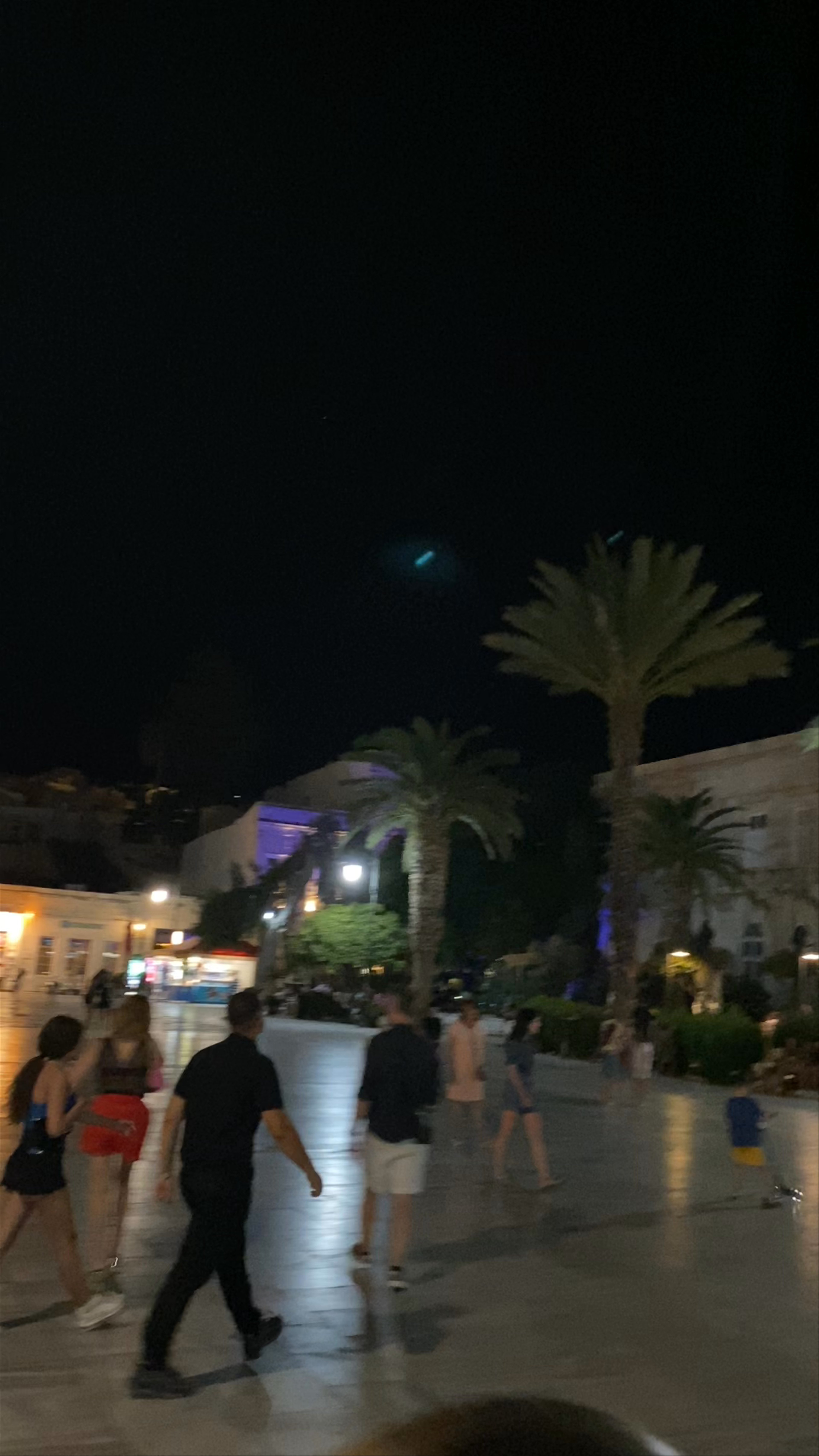 Evening Stroll at Ermoupoli Town Hall Square, Syros