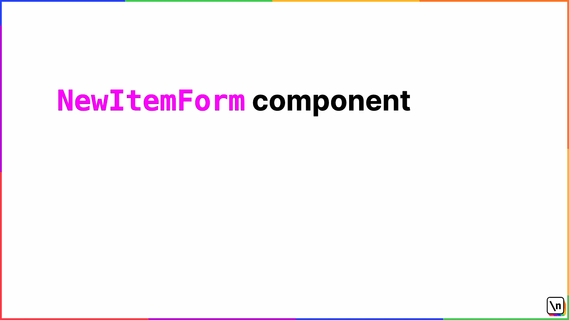 how to create a form component in react