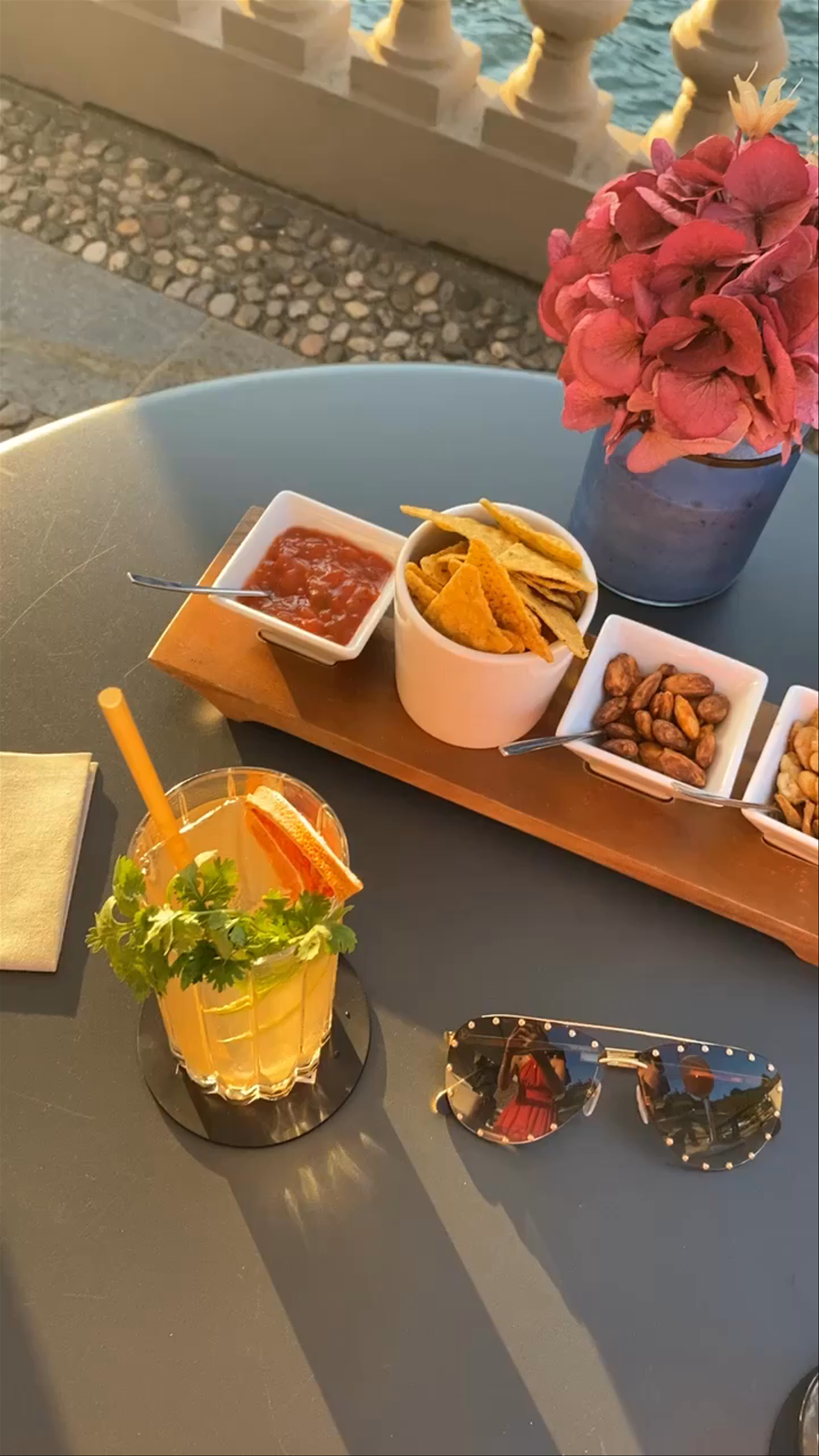 Golden Hour Aperitivo at CO.MO Bar & Bistrot, Lake Como