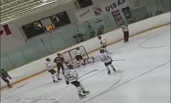 Blake Goldberg's Incredible 3rd Period Save | Rochester Coalition 14U AAA