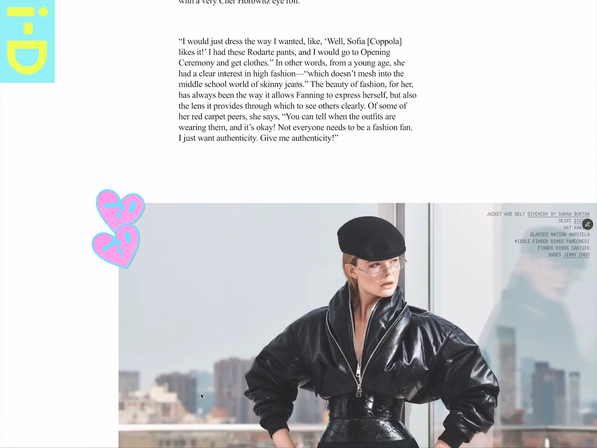 i-D Spotlight - Elle Fanning