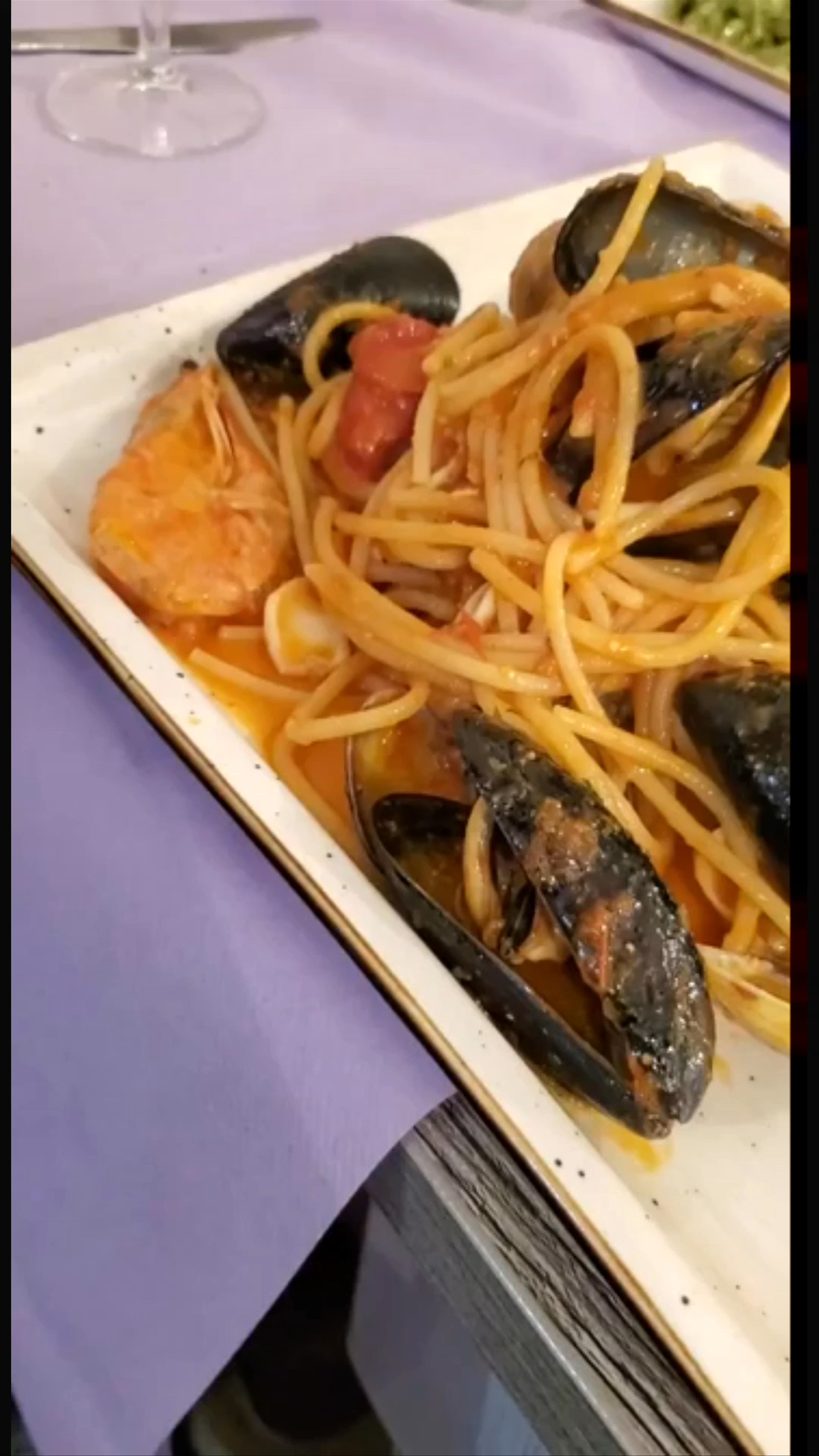 Authentic Ligurian Seafood Pasta at Trattoria Vegia Zena in Genoa
