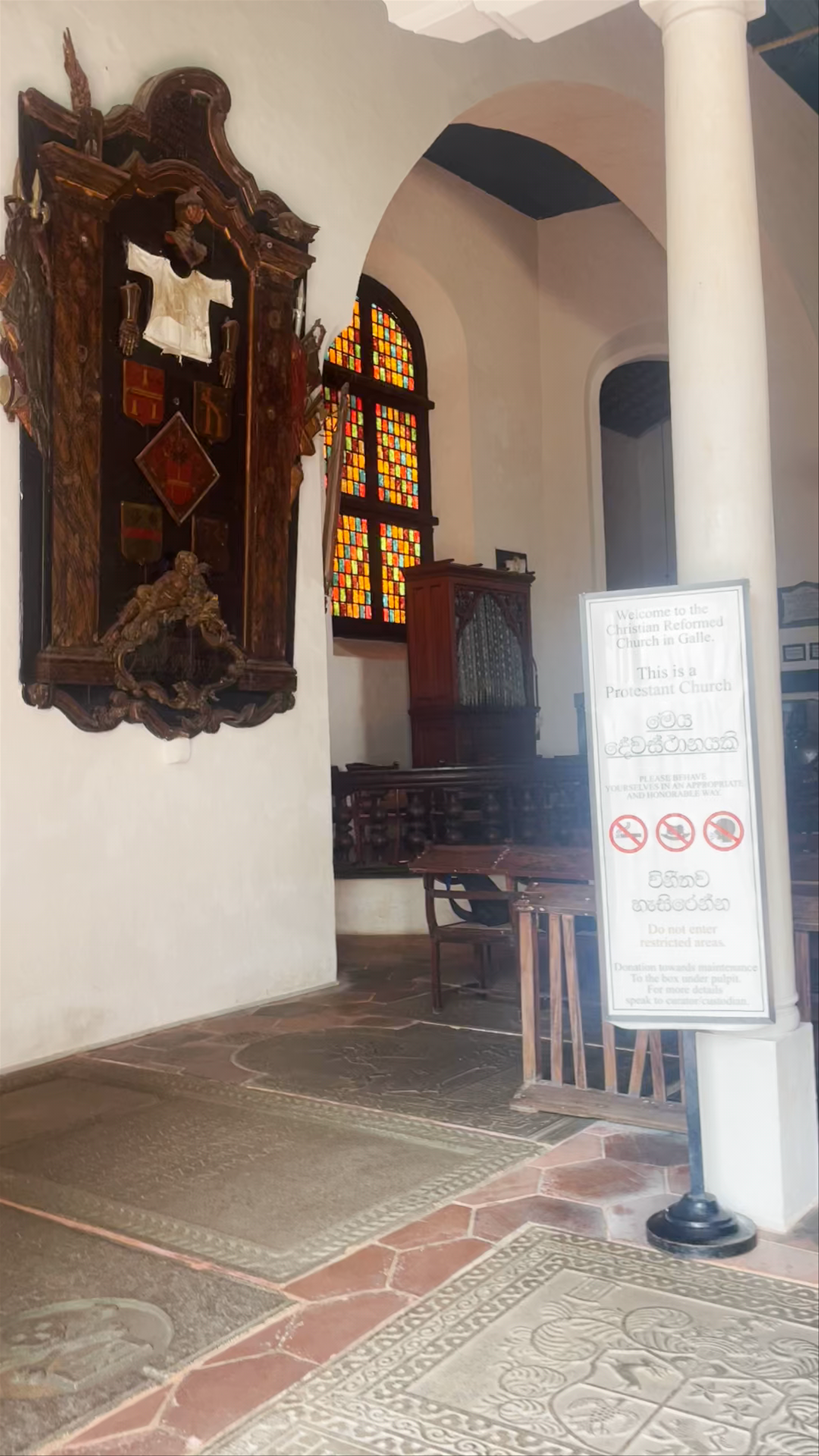 Groote Kerk - Dutch Reformed Church Galle Fort