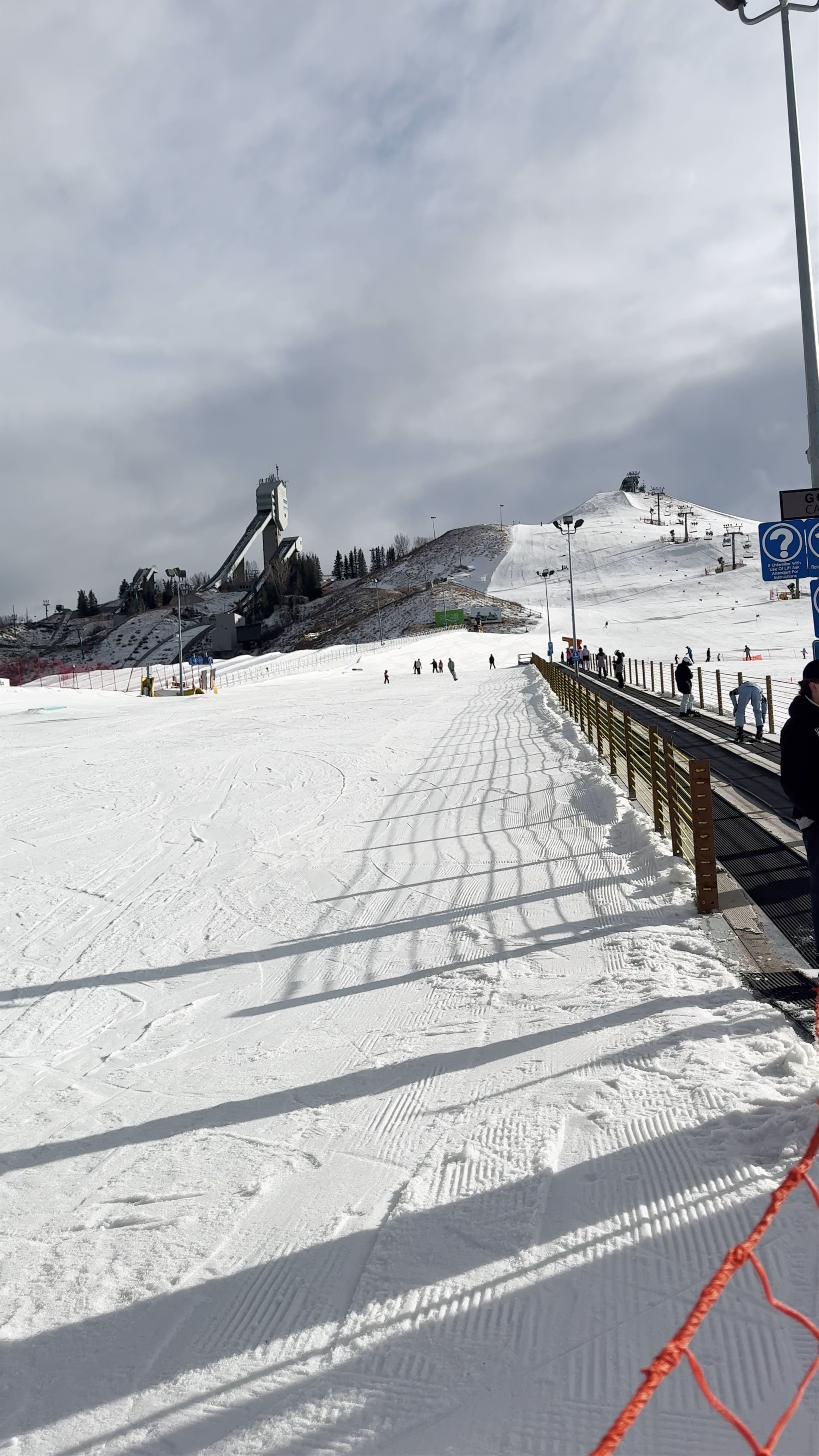 Winter Skiing and Snowboarding at WinSport, Calgary