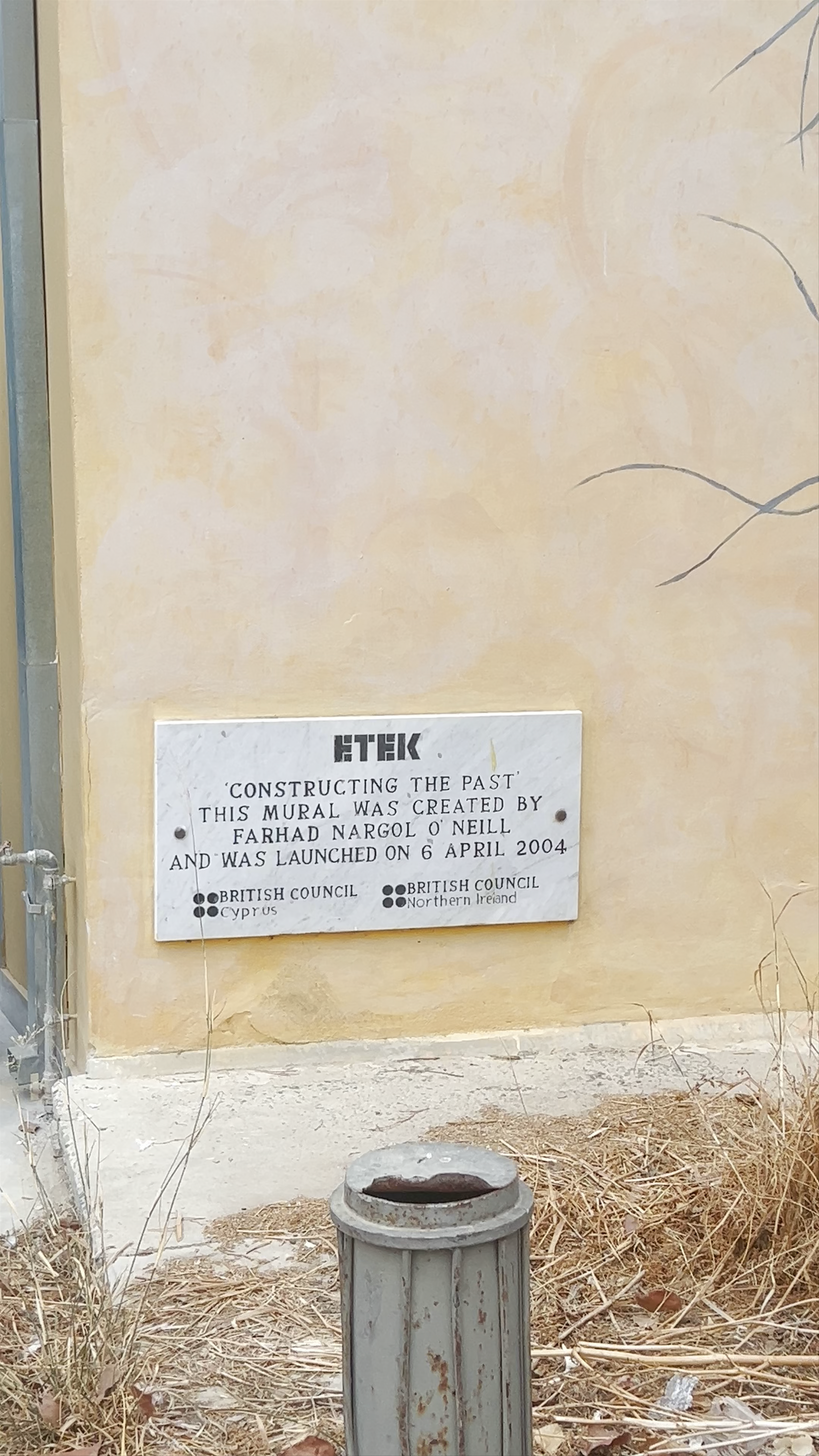 "Constructing the Past" mural by Farhad O’Neill