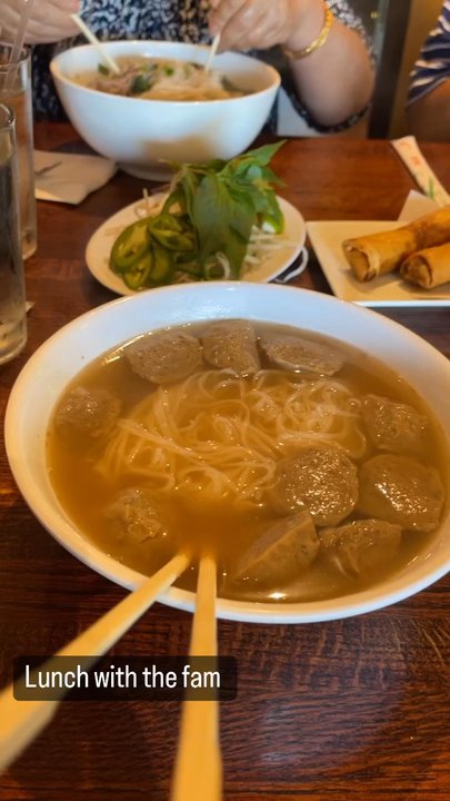 Hot Ginger Pho - It's a family affair! Pho, fried rice, teriyaki, fried rolls, and crab wontons. - Vietnamese Near Me - Lacey, Washington