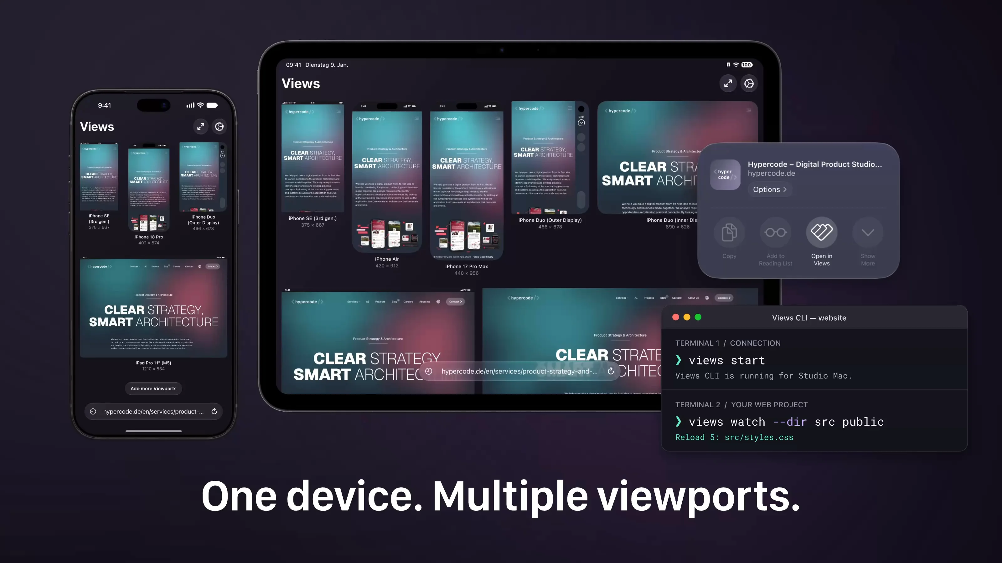Bild zum Blogpost „Introducing »Views by Hypercode«“ | Hypercode, Digital Product Studio, Köln