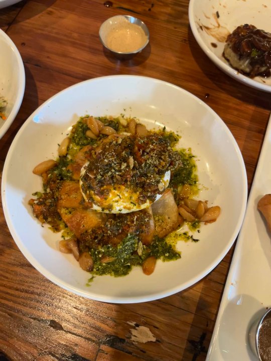 Cora at Roseburg Square - Burratta Galette - Cocktail Bars Near Me - Modesto, California