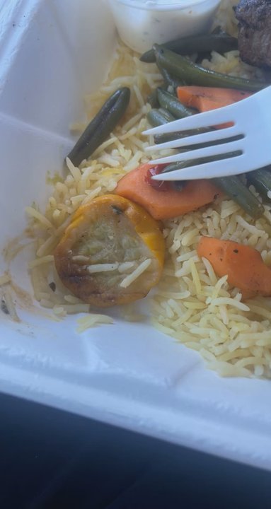 Daphne's - My sad squash in my Surf and Turf Plate - Greek Near Me - Roseville, California