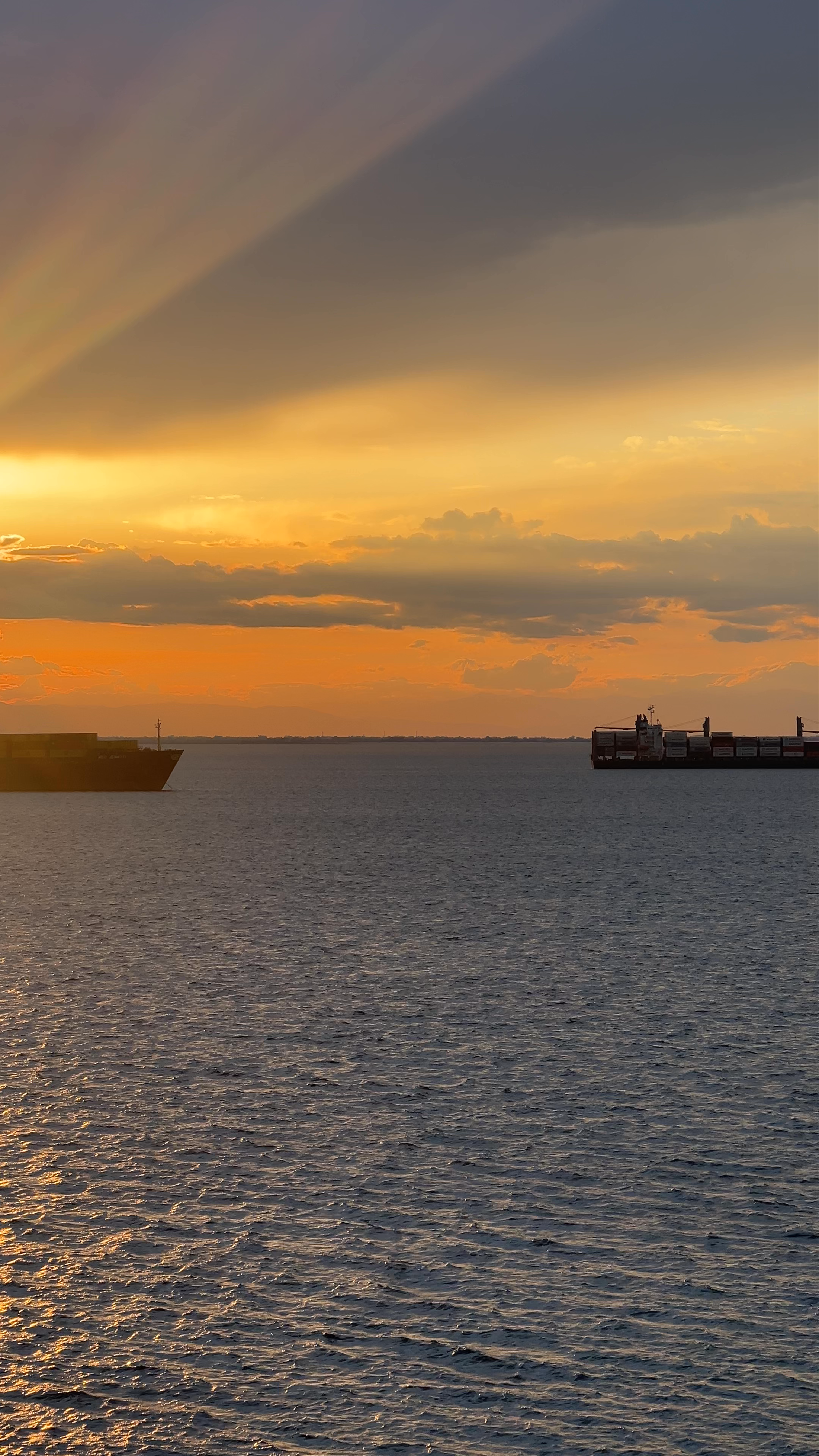 A Serene Evening at Thessaloniki Port