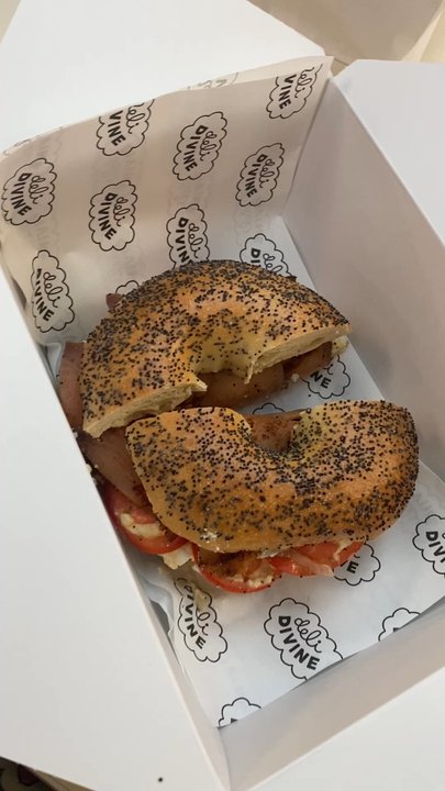 Deli Divine - Pastrami salmon egg salad bagel - Delis Near Me - St. Louis, Missouri