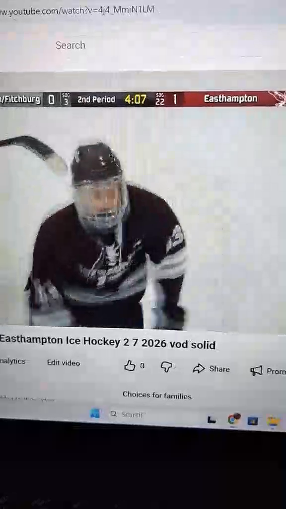 Grayson Prevey-Catrambone's Breakaway Beauty | Easthampton High School Hockey 2026